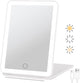 Rechargeable Travel Makeup Mirror with 72 Led Lights