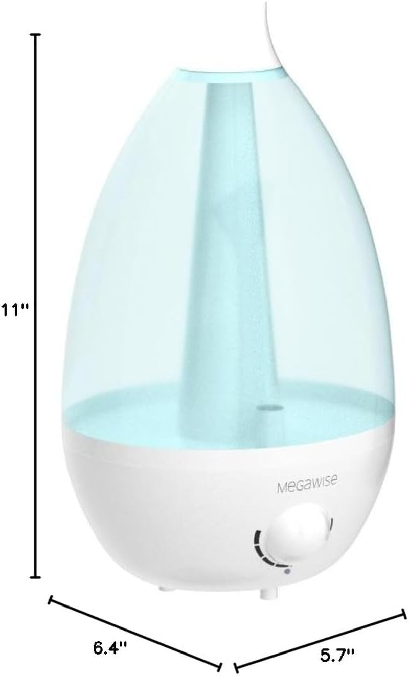 Ultrasonic Cool Mist Humidifier SK7620 - 1.5L Capacity, Whisper-Quiet Operation, Adjustable Mist Output, Auto Shut-Off - Ideal for Home, Office, Baby Room, and Bedroom